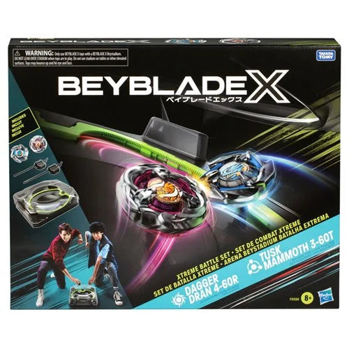 Beyblade X Xtreme Battle Set with Beystadium Arena featuring X Beyblade X Xtreme Battle Set with Beystadium Arena featuring X