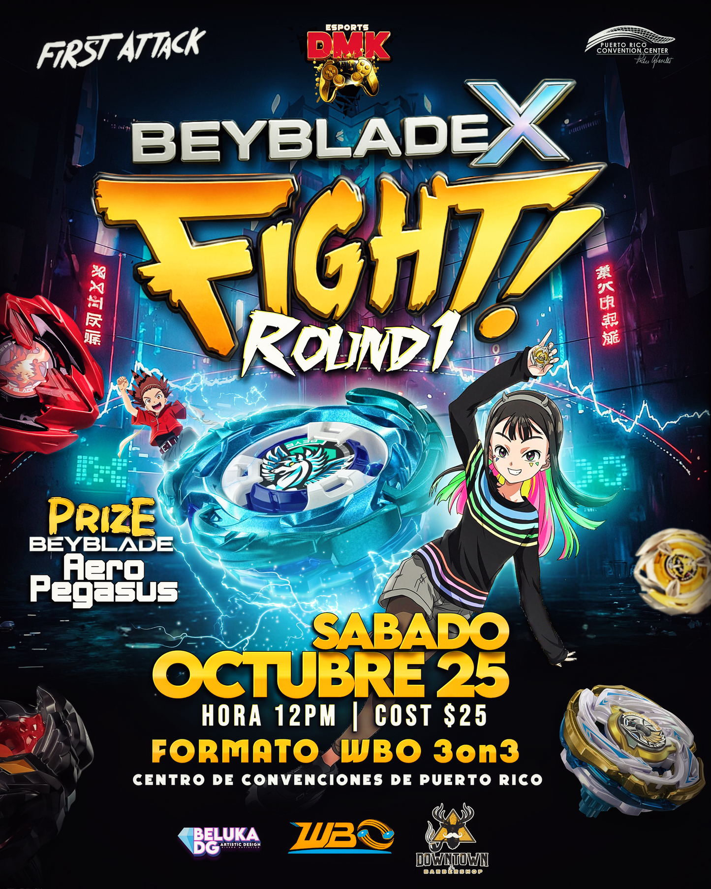 Beyblade X Fight!: Round 1 (First Attack 2025)