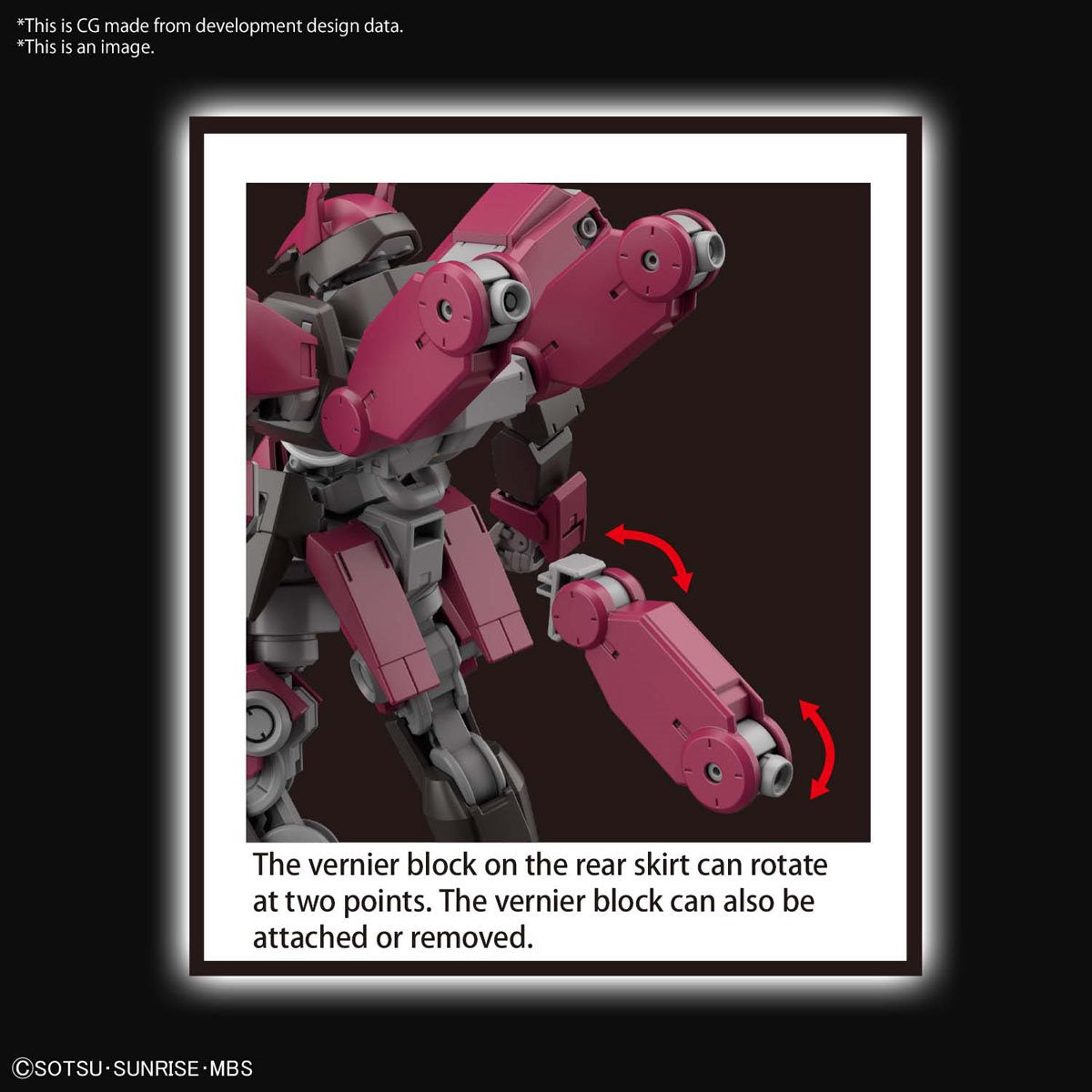 Mobile Suit Gundam: Iron-Blooded Orphans Cyclase's Schwalbe Custom HG 1:144 Scale Model Kit