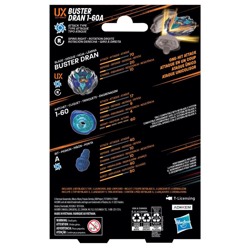 Beyblade X Buster Dran 1-60A UX Starter Pack *PRE-ORDER*