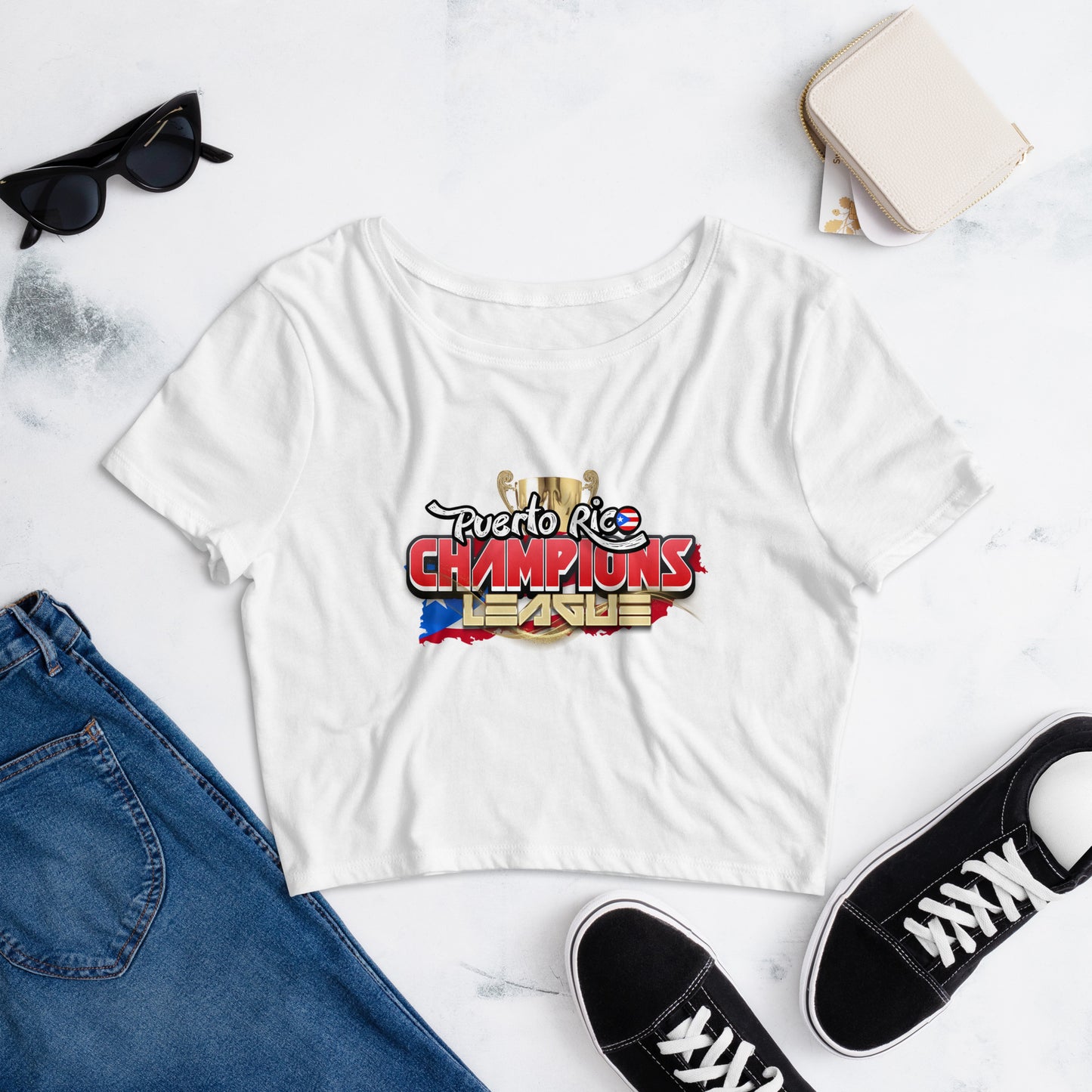 Puerto Rico Champions League Women’s Crop Tee