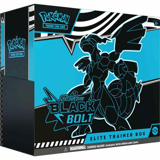 POKEMON TCG: SCARLET AND VIOLET BLACK BOLT ELITE TRAINER BOX ***PRE-ORDER***